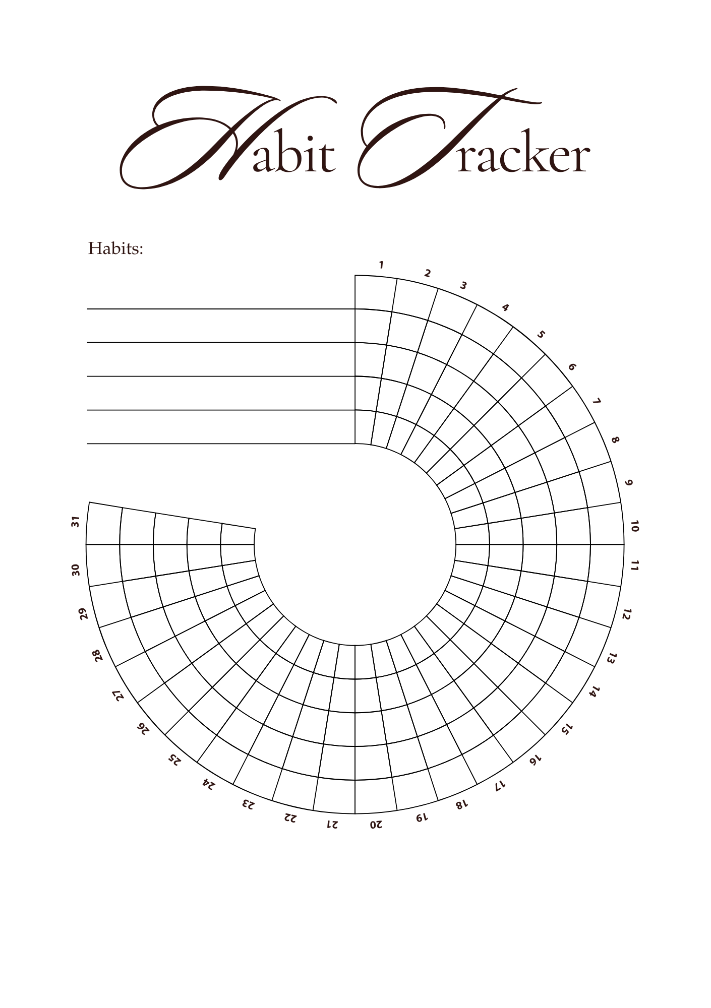 12 Month Undated Planner - Islamic