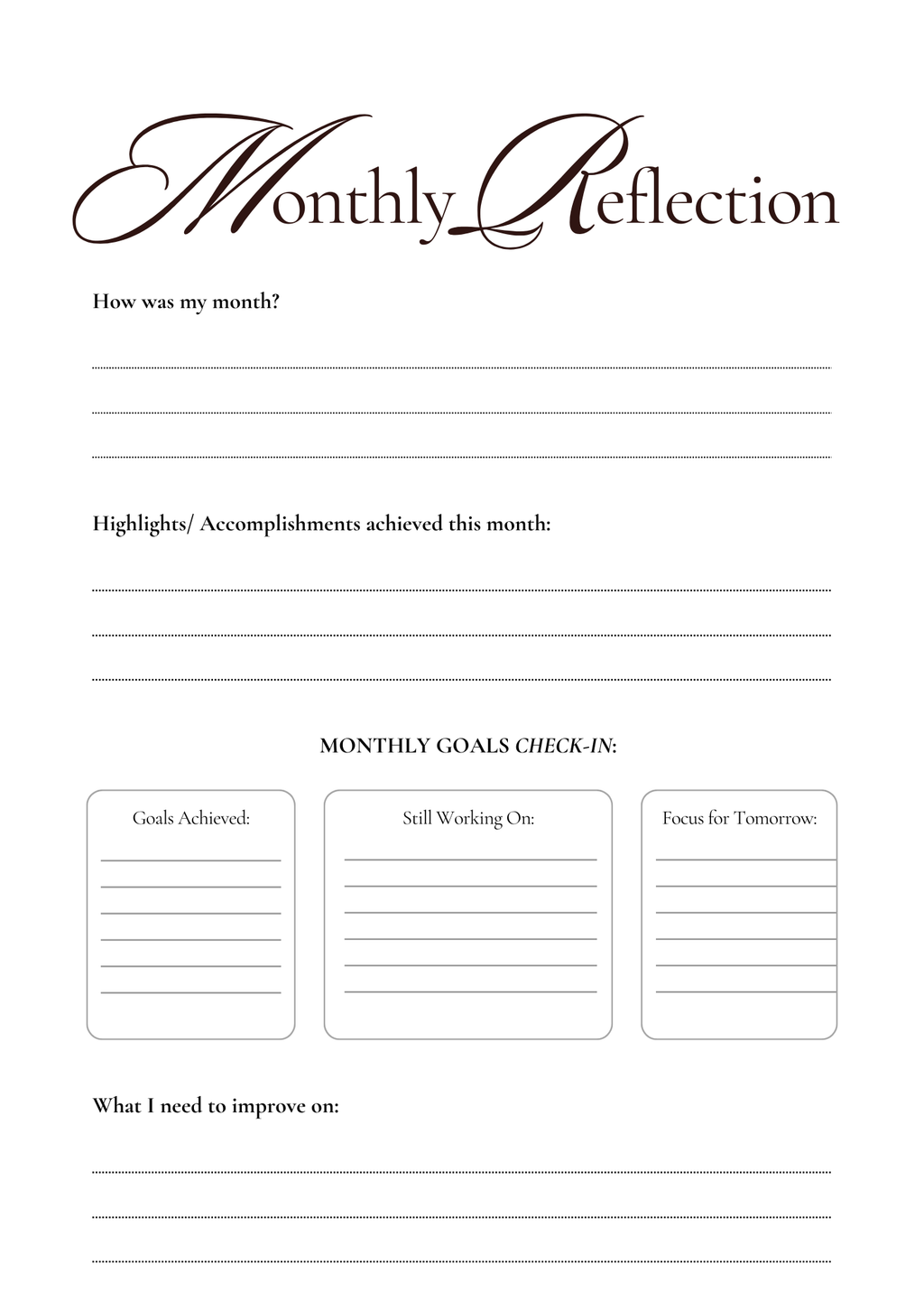 12 Month Undated Planner - Islamic