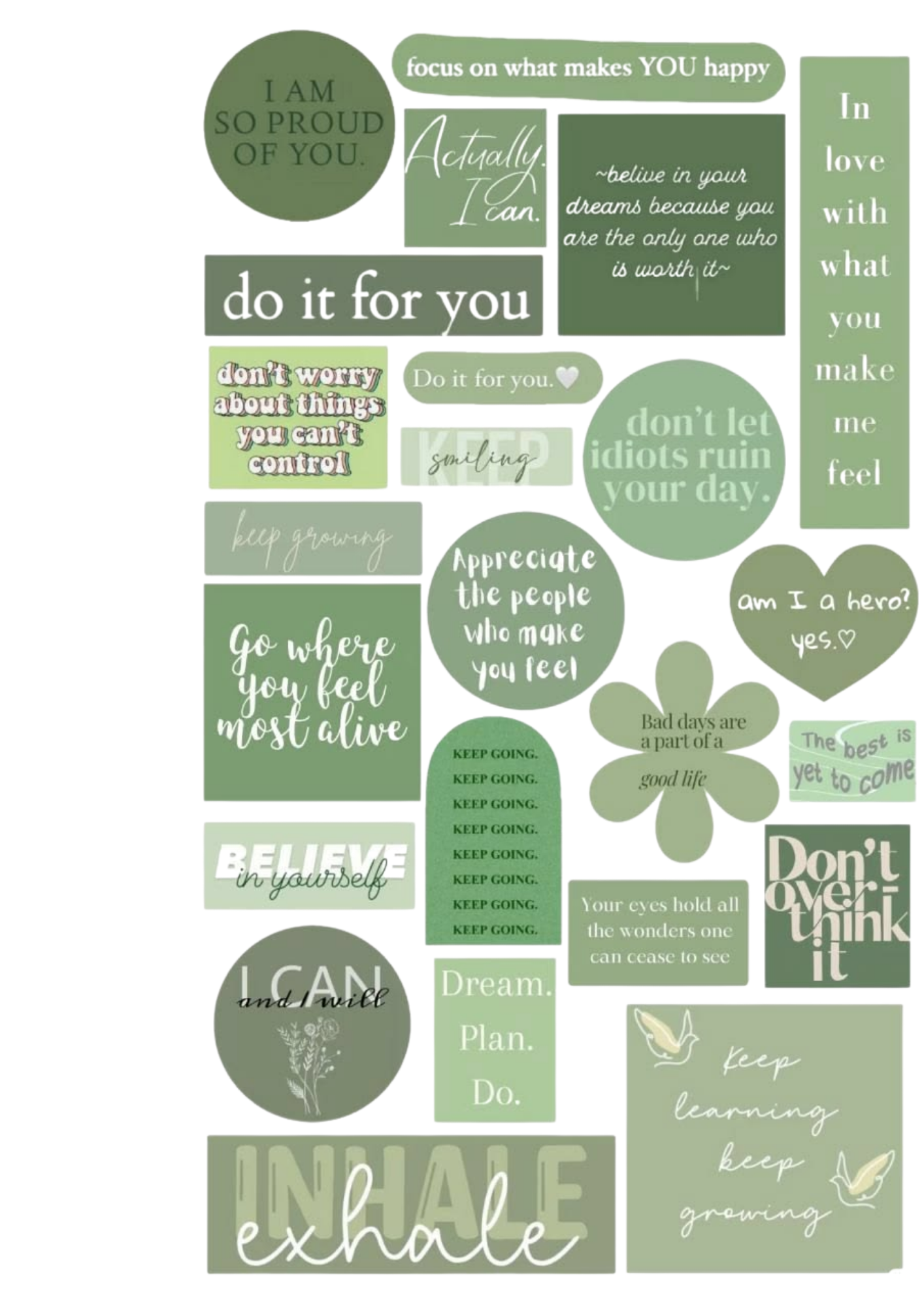 Green Journaling Kit