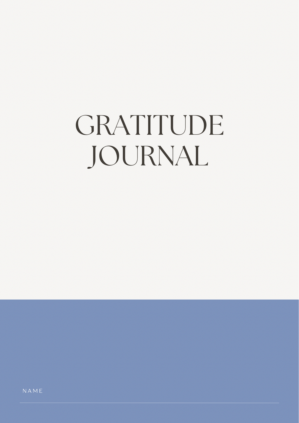 Gratitude Journal