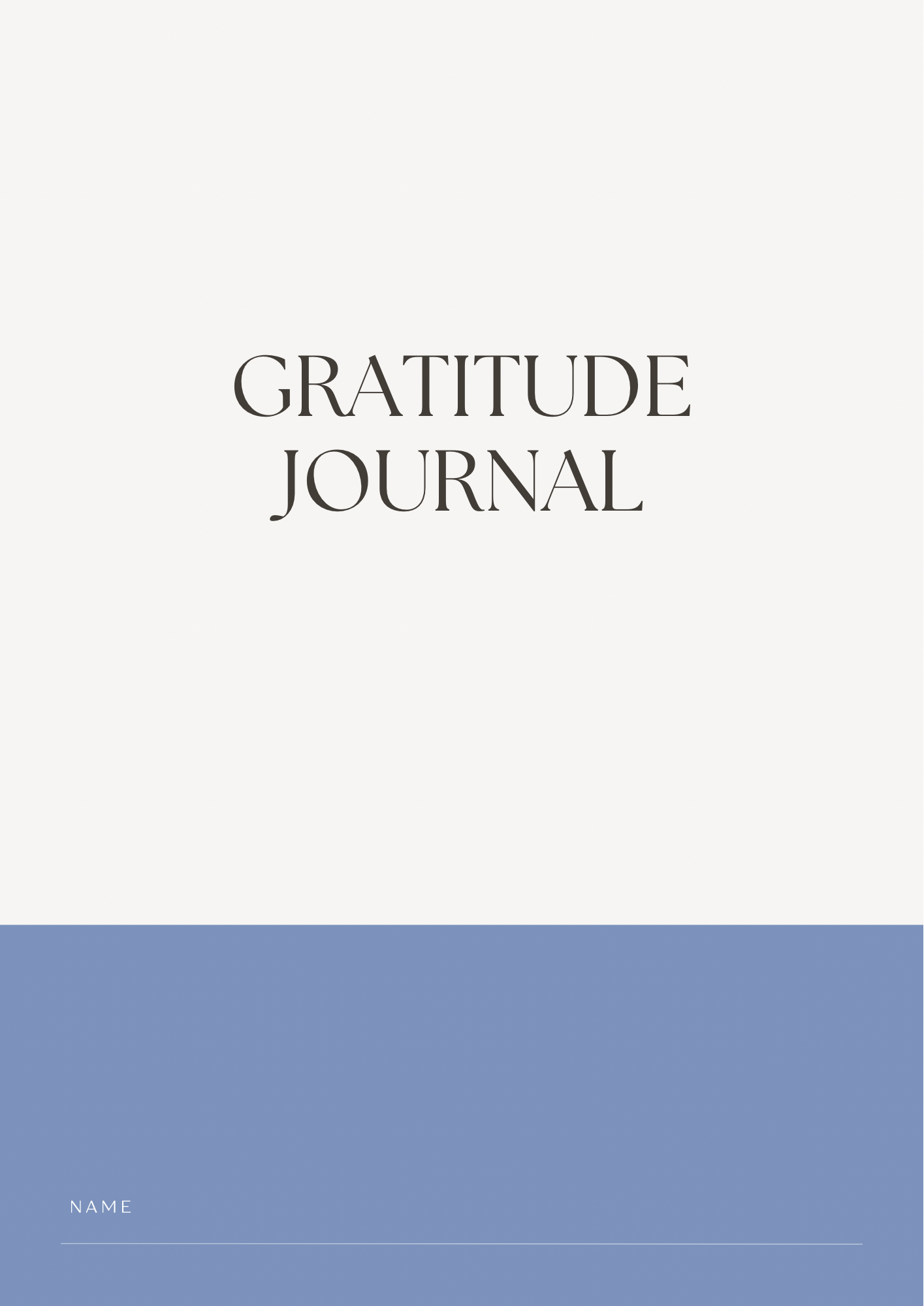 Gratitude Journal