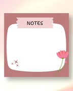 Floral Notepad