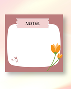 Floral Notepad
