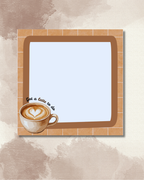Coffee Themed Notepad