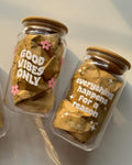 Good Vibes Glass Jar