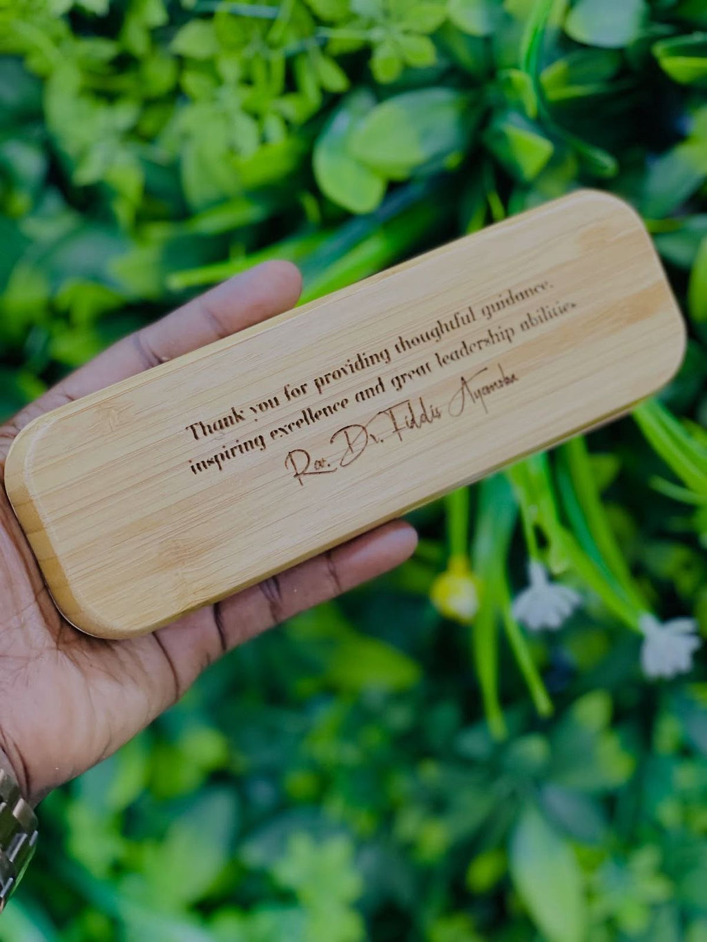 Engraved Wooden Pen