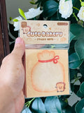 Bakery Themed Sticky Notes