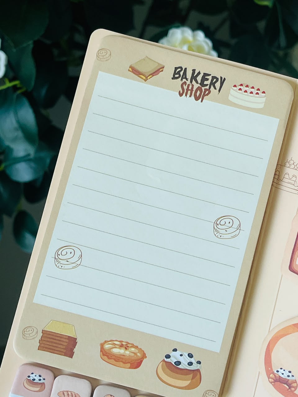 Bakery Lover Sticky Notes Set